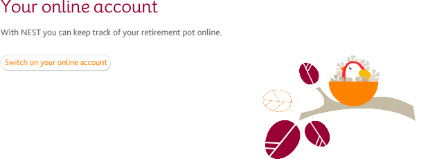 With NEST you can keep track of your retirement pot online.