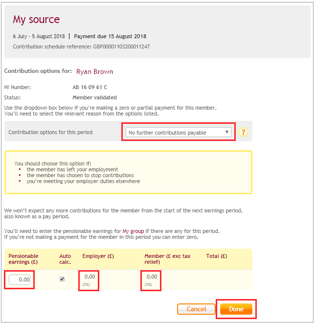 using online account to stop contributions nest employer help centre