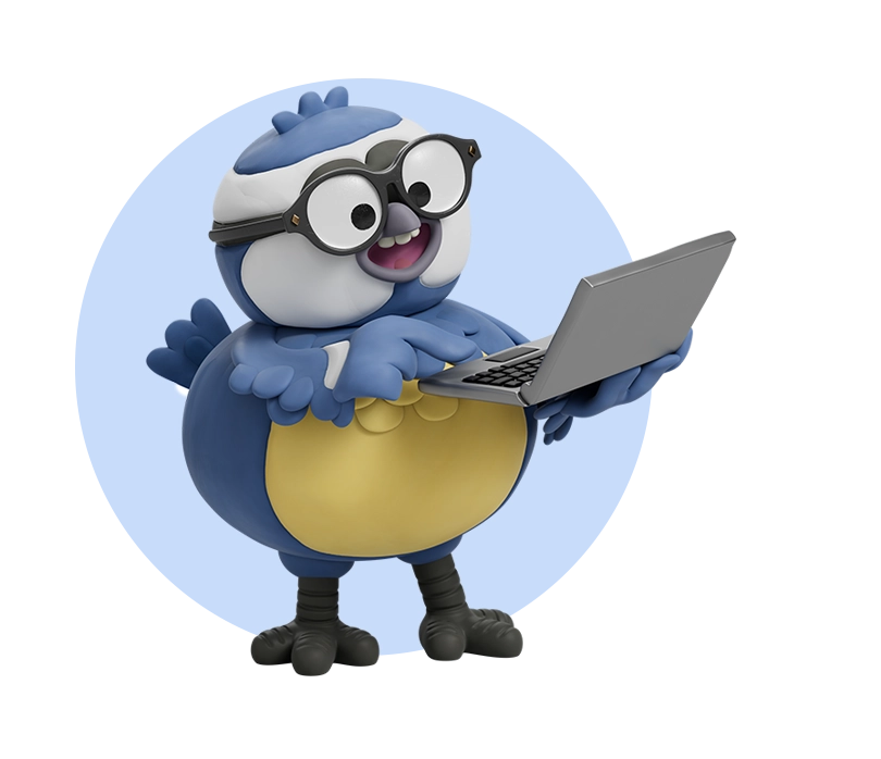 Blue tit bird