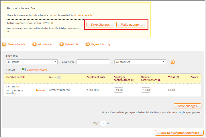 adding members to an exception schedule nest employer help centre how to make schedules