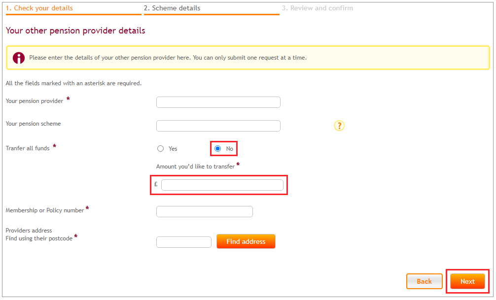 Transferring money into Nest Nest pensions