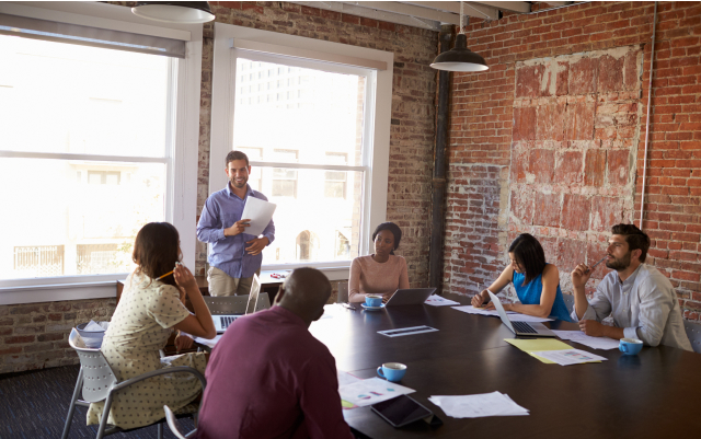 People in meeting