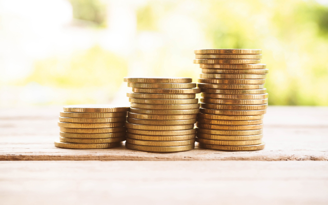 Image of coins stacked