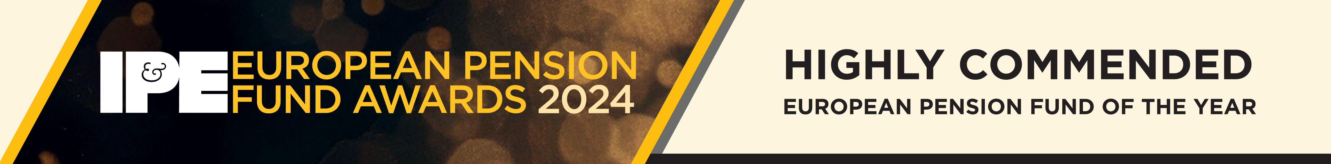 IPE European Pension Fund Awards 2024 - Winner